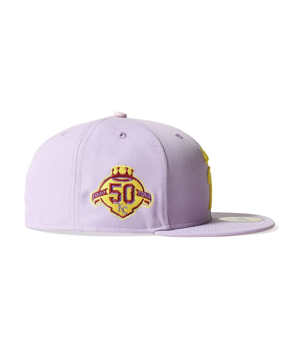 NEW ERA - Kansas City Royals CO 59FIFTY 50th Anniversary Tropic Purple 【70982642】