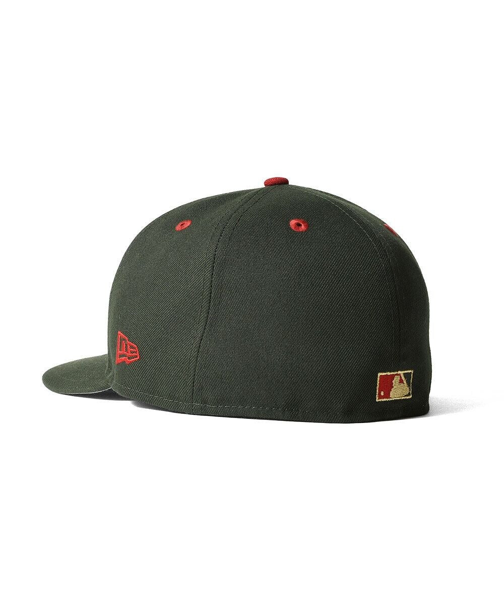 NEW ERA - CHICAGO CUBS CO WRIGLEY FIELD 59FIFTY DARK SEAWEED【70978313】
