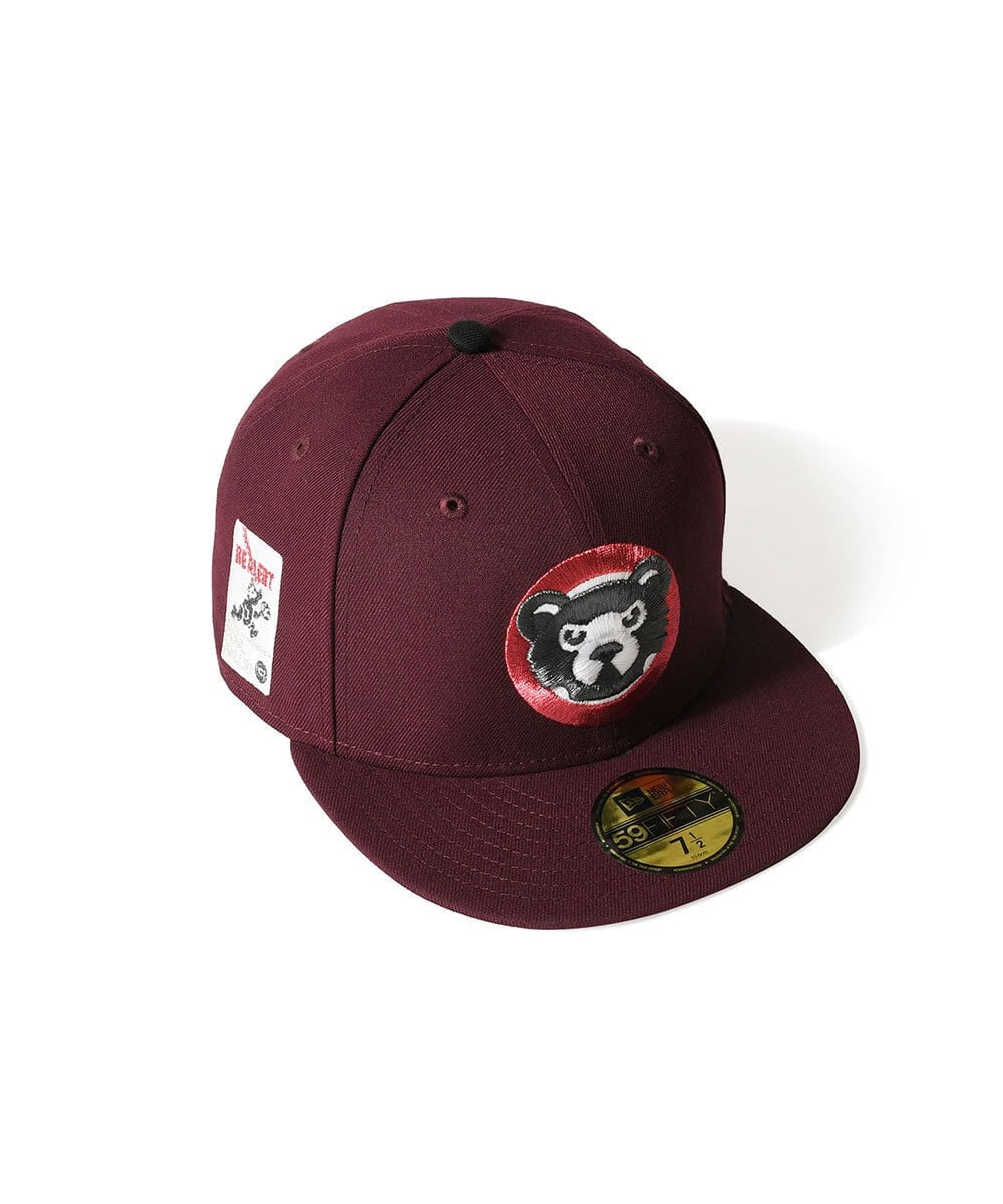 NEW ERA - Chicago Cubs CO BE ALERT FOR FOUL BALLS 59FIFTY MAROON【70982727】