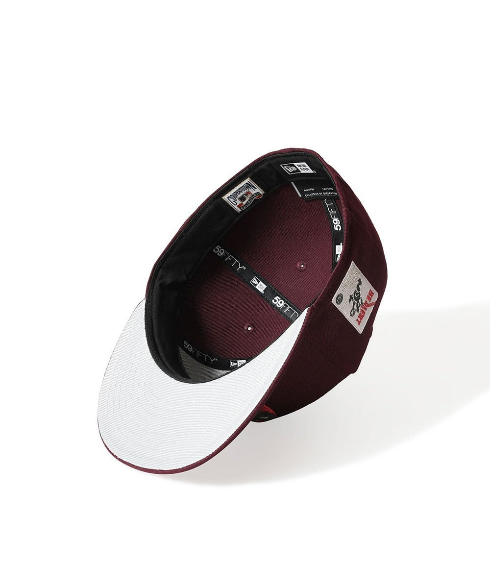 NEW ERA - Chicago Cubs CO BE ALERT FOR FOUL BALLS 59FIFTY MAROON【70982727】