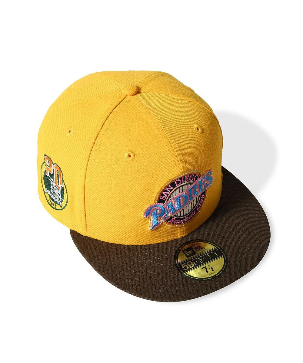 New Era - San Diego Padres CO 59FIFTY 20th PETCO Park A.Gold/Walnut【14877345】