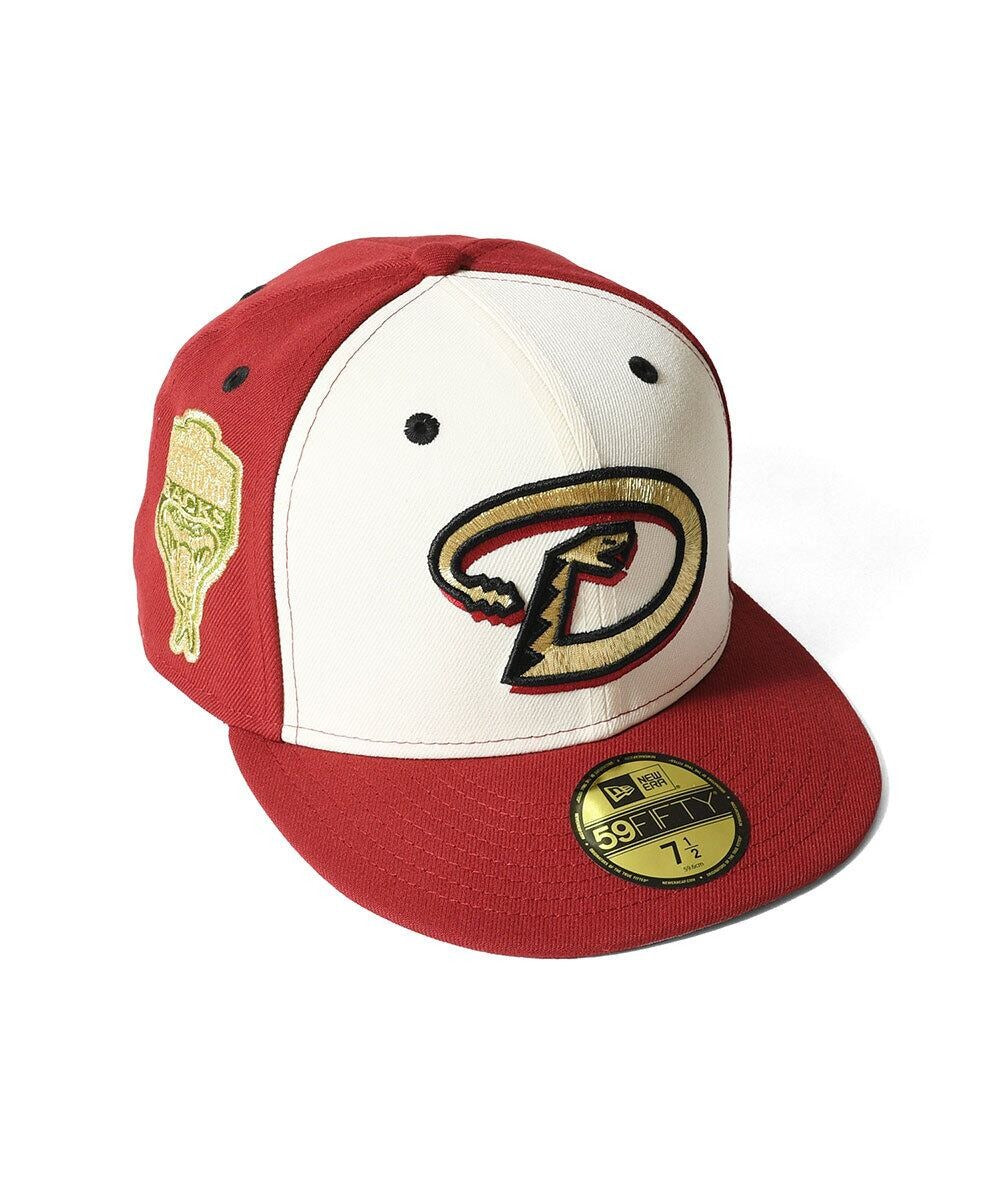 NEW ERA - ARIZONA DIAMONDBACKS CO 1998 IS 59FIFTY CHROME/BRICK RED【70978314】