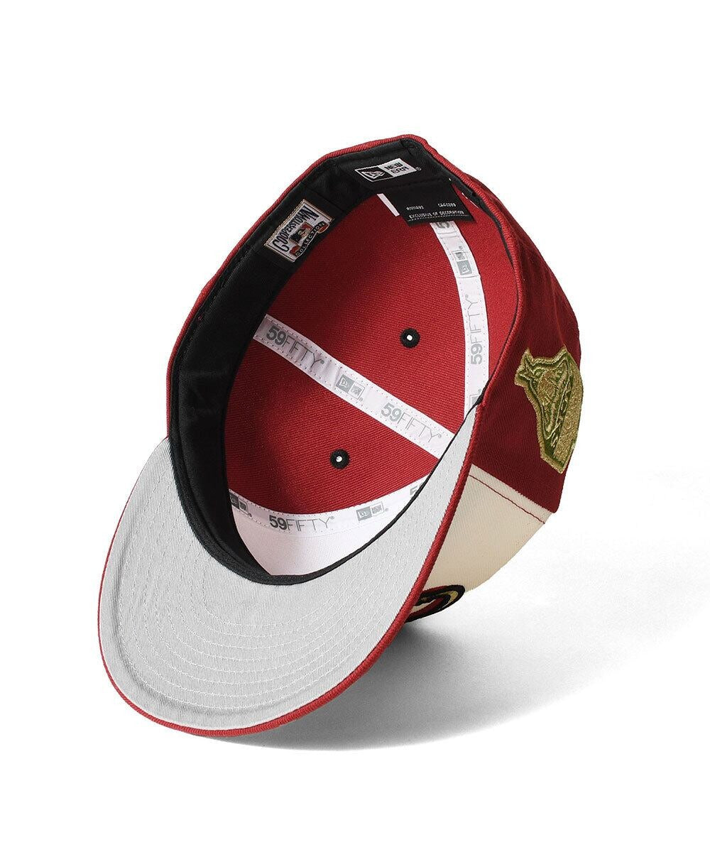 NEW ERA - ARIZONA DIAMONDBACKS CO 1998 IS 59FIFTY CHROME/BRICK RED【70978314】