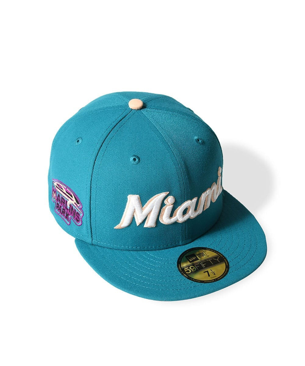 NEW ERA - Miami Marlins CO MARLINS PARK 2012 59FIFTY TITLEWAVE【70978306】