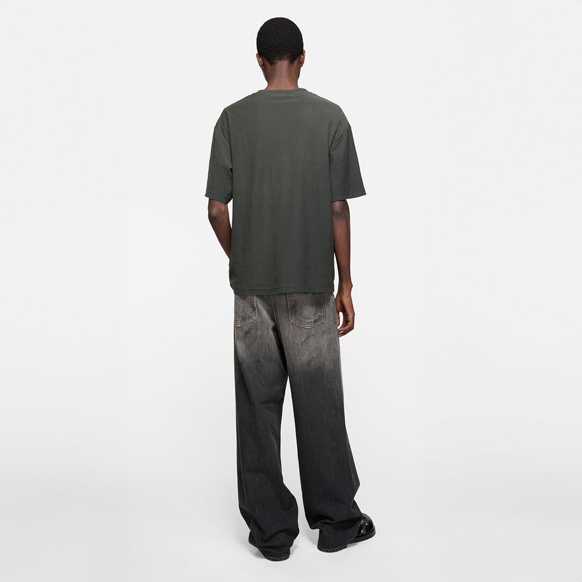 Acne Studios - LOGO T-SHIRTS Fraded Black 【FN-UX-TSHI000013】