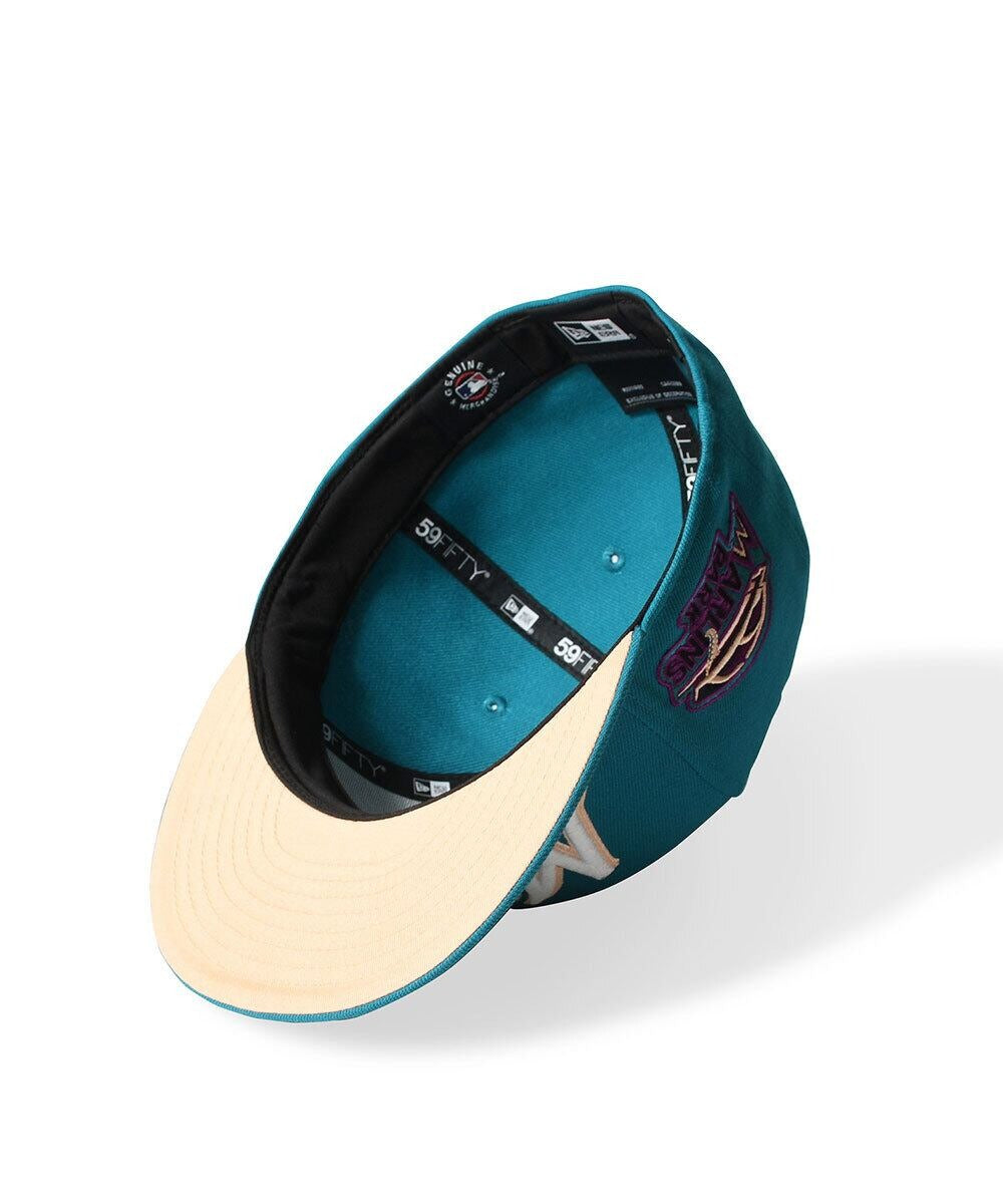 NEW ERA - Miami Marlins CO MARLINS PARK 2012 59FIFTY TITLEWAVE【70978306】