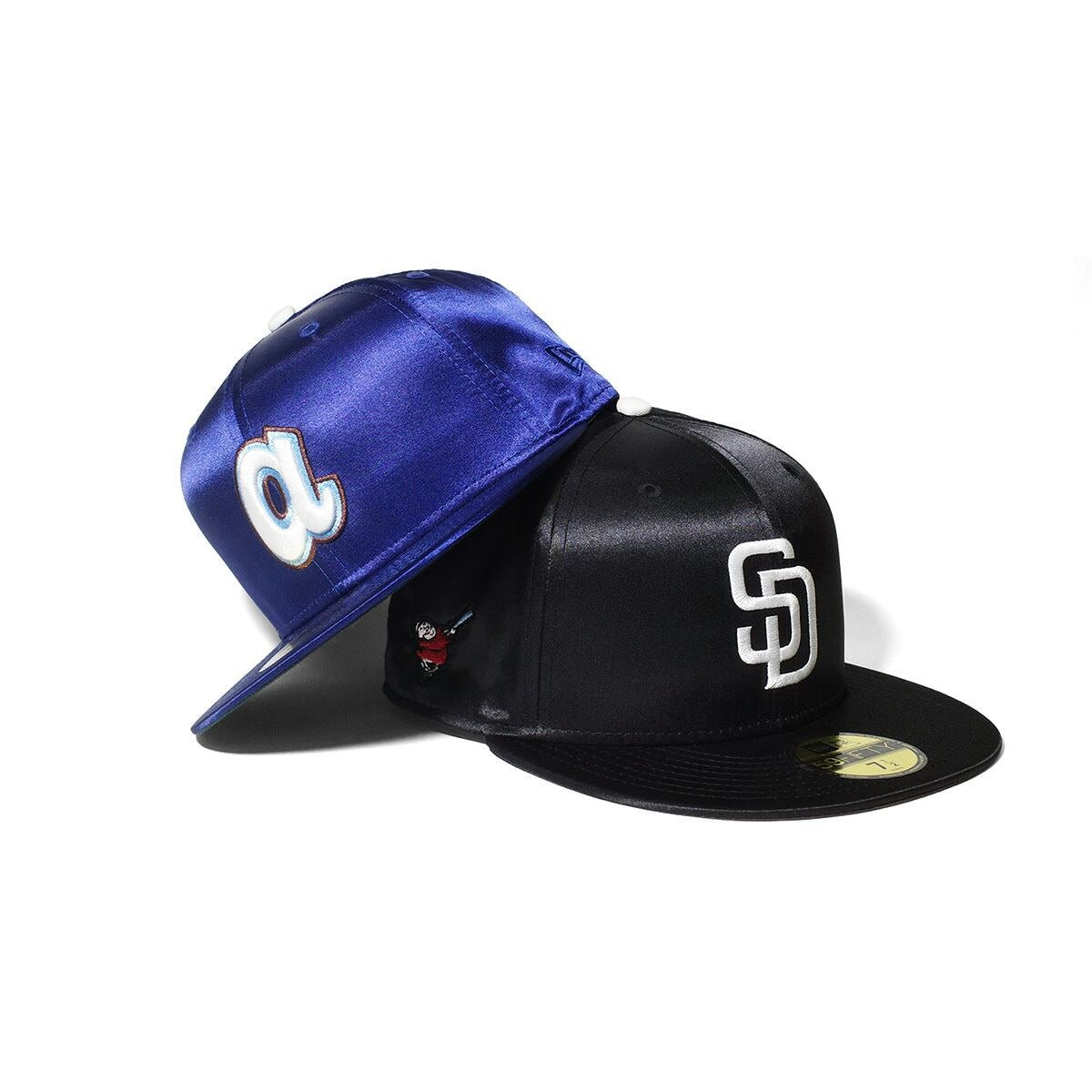 NEW ERA - ATLANTA BRAVES CO 59FIFTY SATIN D.ROYAL 【14882006】