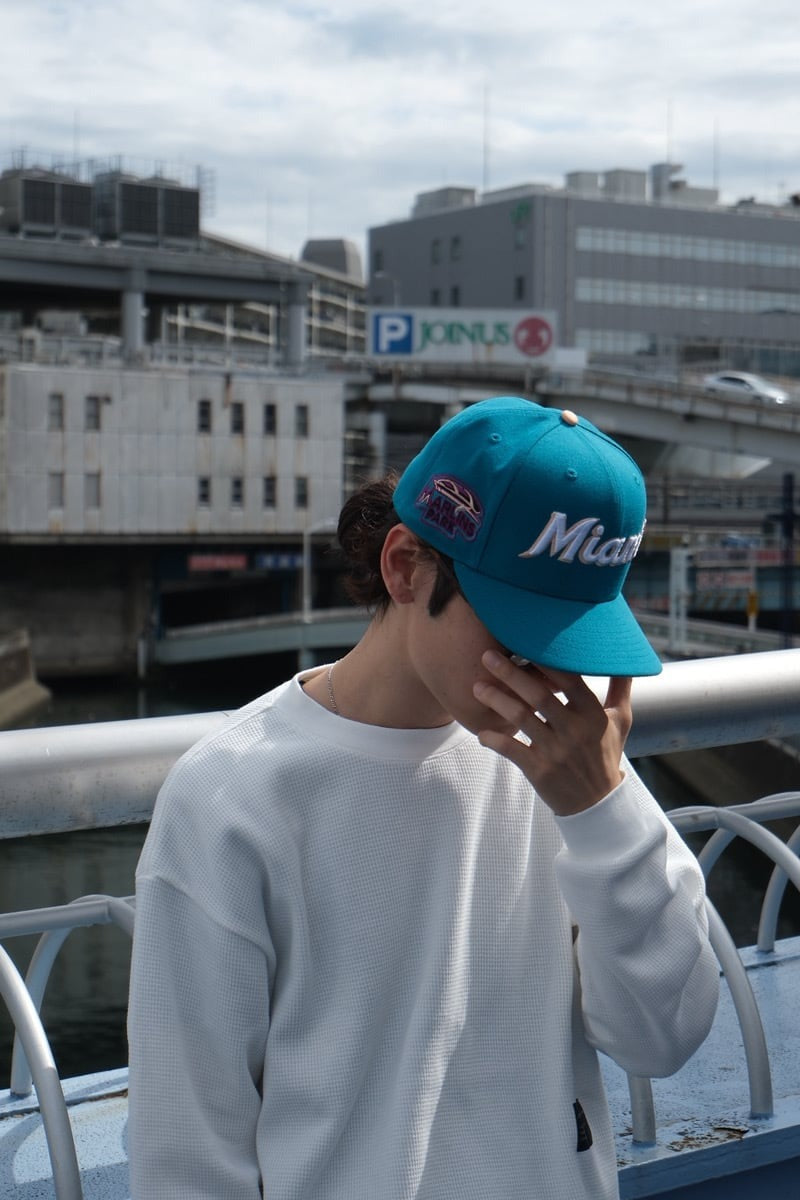 NEW ERA - Miami Marlins CO MARLINS PARK 2012 59FIFTY TITLEWAVE【70978306】