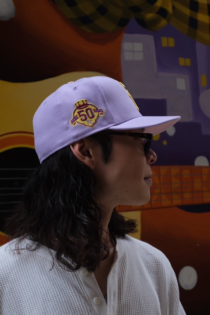 NEW ERA - Kansas City Royals CO 59FIFTY 50th Anniversary Tropic Purple 【70982642】
