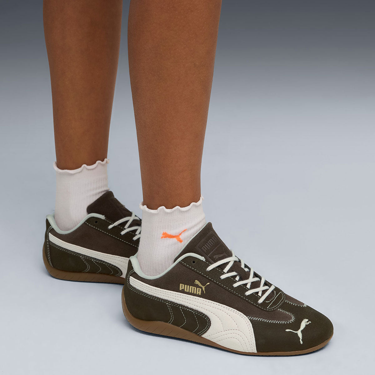 PUMA ‐ SPEEDCAT WINE CLUB WMNS Chocolate/Jasmine Flower【402562-01】