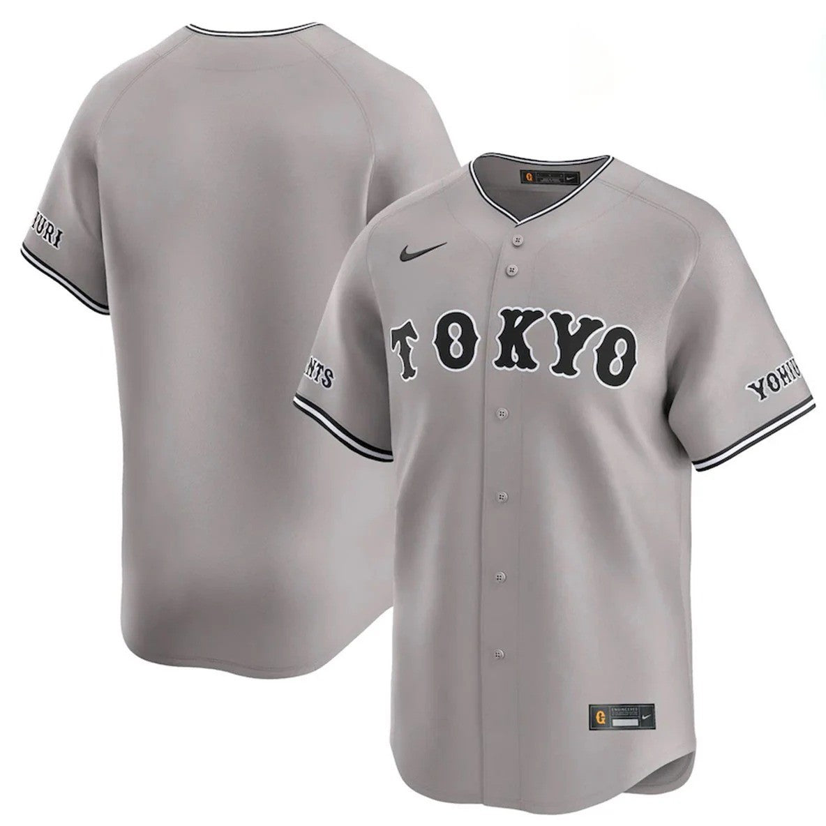 NIKE - REPLICA UNIFORM NPB GIANTS 読売ジャイアンツ 23 Visitor GRY【TGLM-07Z9】