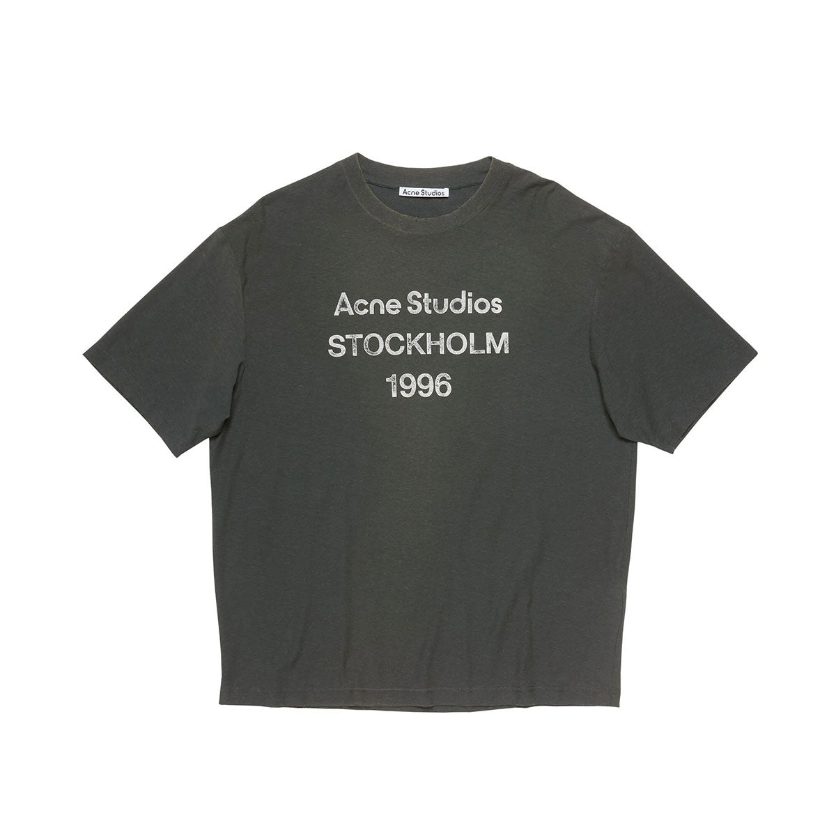 【関税込み】Acne Studios ブラック フェード Tシャツ Acne Studios - Crew neck t-shirt - Relaxed unisex fit
