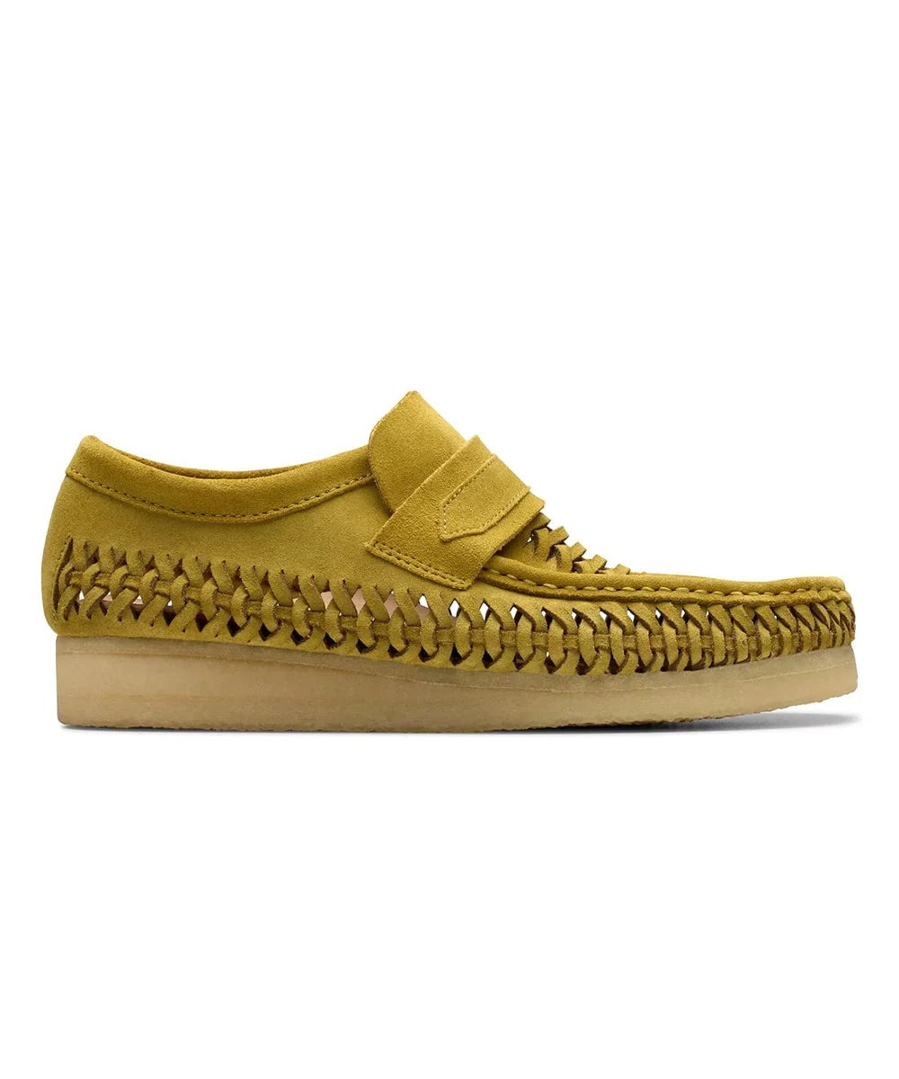 CLARKS - WBLoafer Weave Olive Suede【26175778】