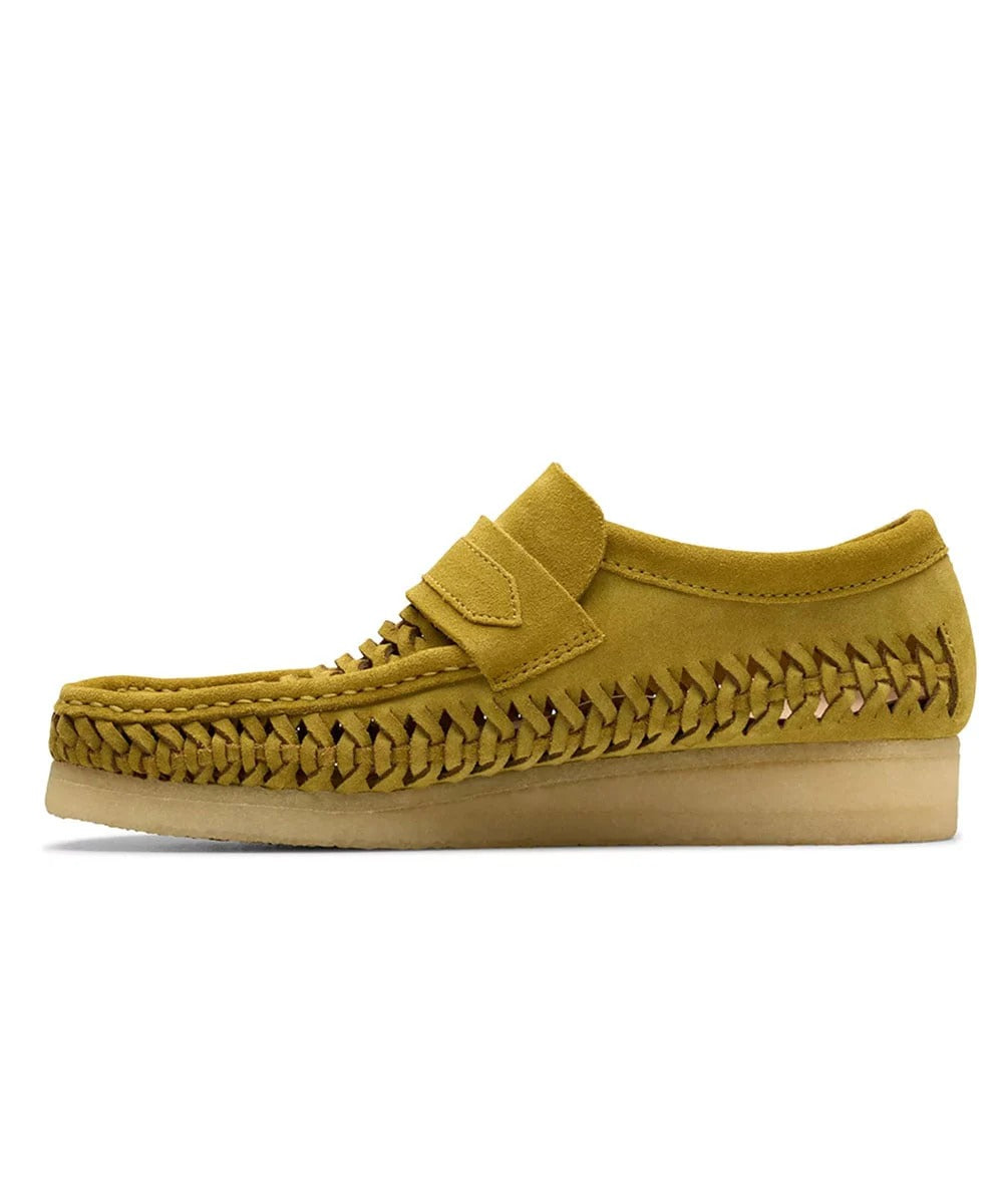 CLARKS - WBLoafer Weave Olive Suede【26175778】