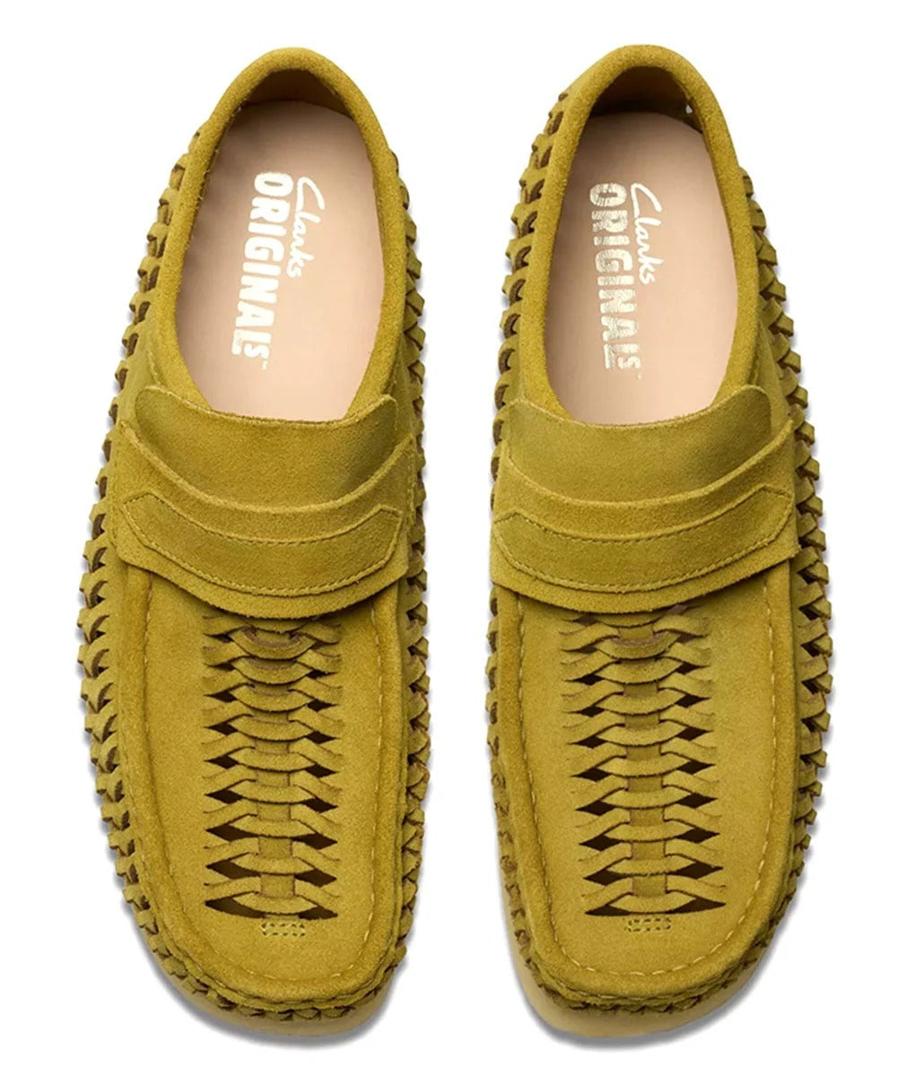 CLARKS - WBLoafer Weave Olive Suede【26175778】