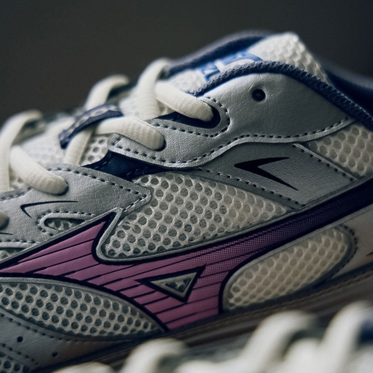MIZUNO - UNISEX MXR WHITE/PINK/PURPLE【D1GA245113】