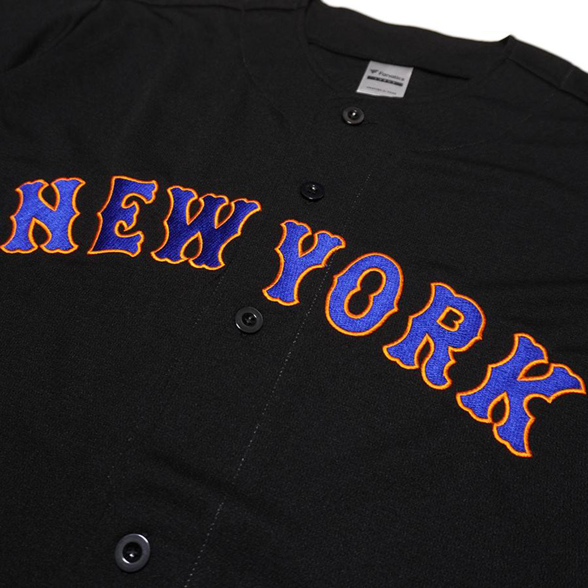 FANATICS - New York Mets BASEBALL SHIRT BLACK 【ML2122SS0001】