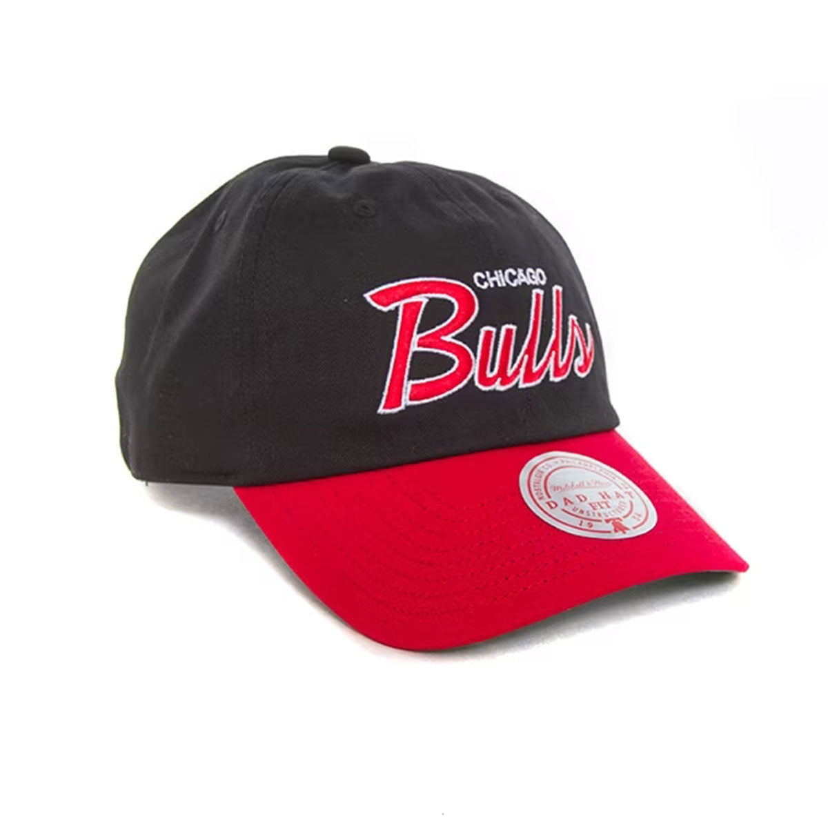 Mitchell&Ness Chicago Bulls - NBA TEAM SCRIPT 2.0 DAD STRAPBACK HWC【HLUX3287-CBU】