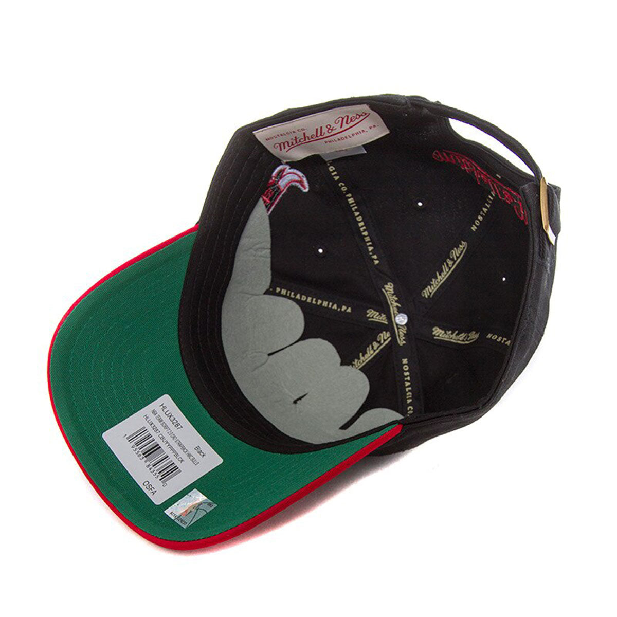 Mitchell&Ness Chicago Bulls - NBA TEAM SCRIPT 2.0 DAD STRAPBACK HWC【HLUX3287-CBU】