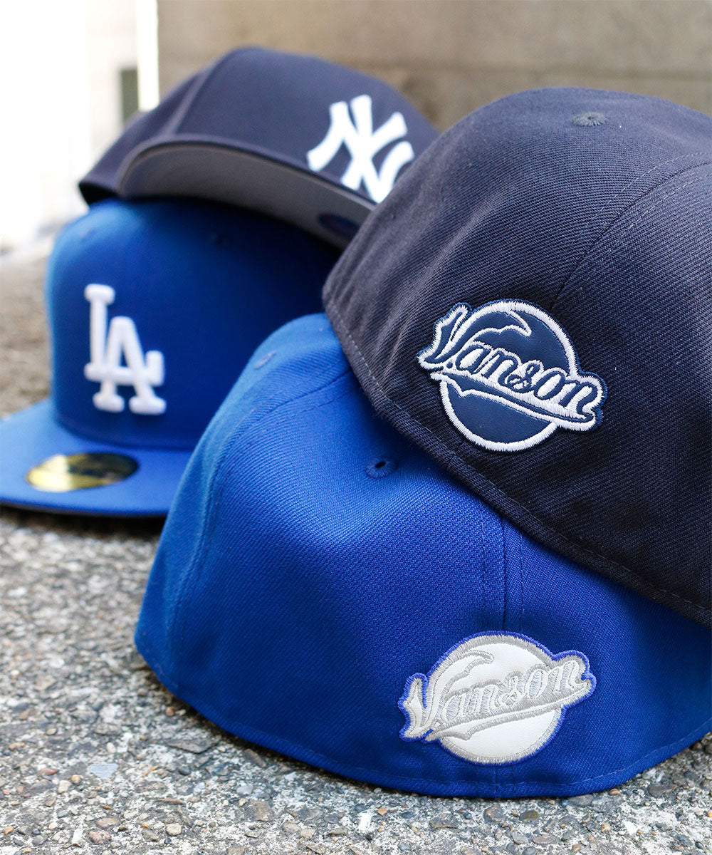 NEW ERA × Vanson New York Yankees USAT 59FIFTY NAVY【60941871】