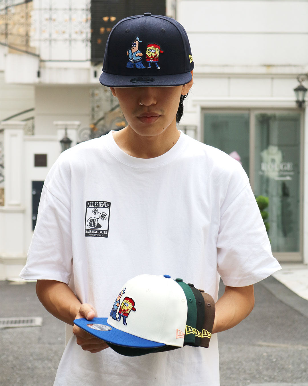 New Era × Nickelodeon - SpongeBob 9FIFTY Navy【70980079】