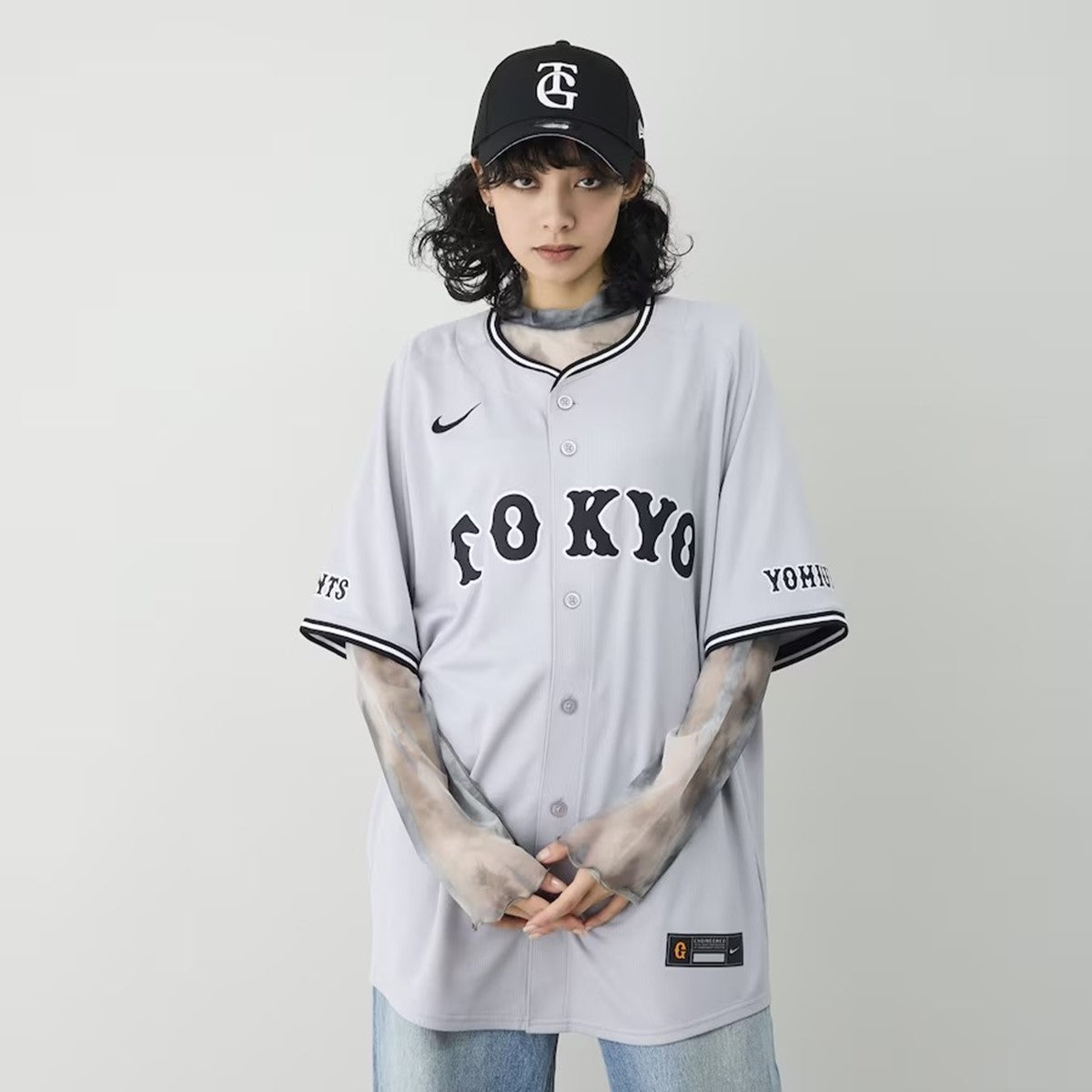NIKE - REPLICA UNIFORM NPB GIANTS 読売ジャイアンツ 23 Visitor GRY【TGLM-07Z9】