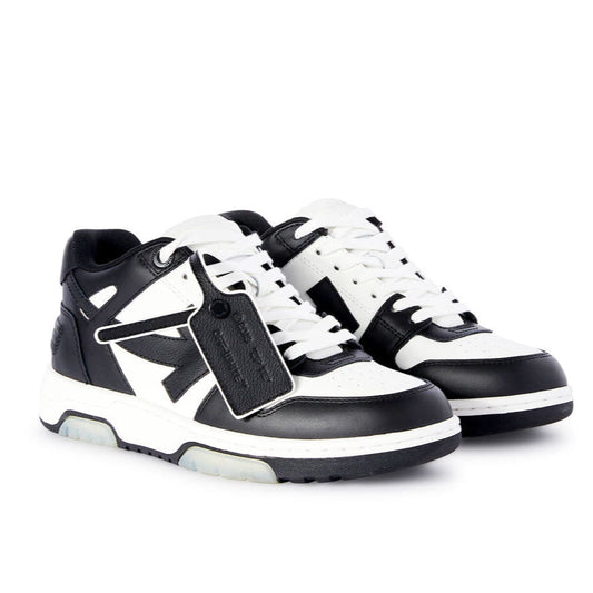 Off-White - OUT OF OFFICE CALF LEATHER WHITE /BLACK 【OMIS25-SLG0018】