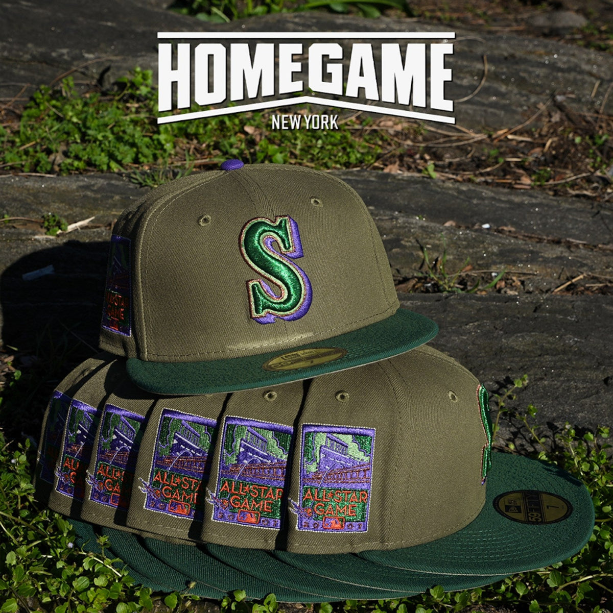 NEW ERA - Seattle Mariners 2007 All Star Game 59Fifty Green