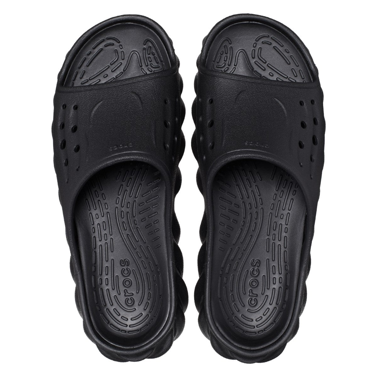 crocs - MENS WMNS Echo Slide BLACK【208170-001】