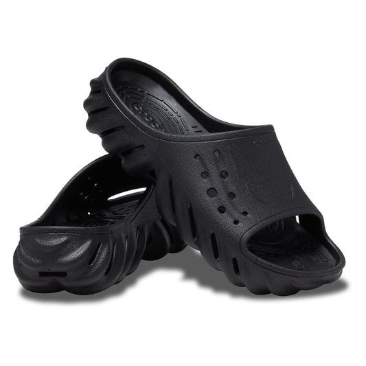 crocs - MENS WMNS Echo Slide BLACK【208170-001】