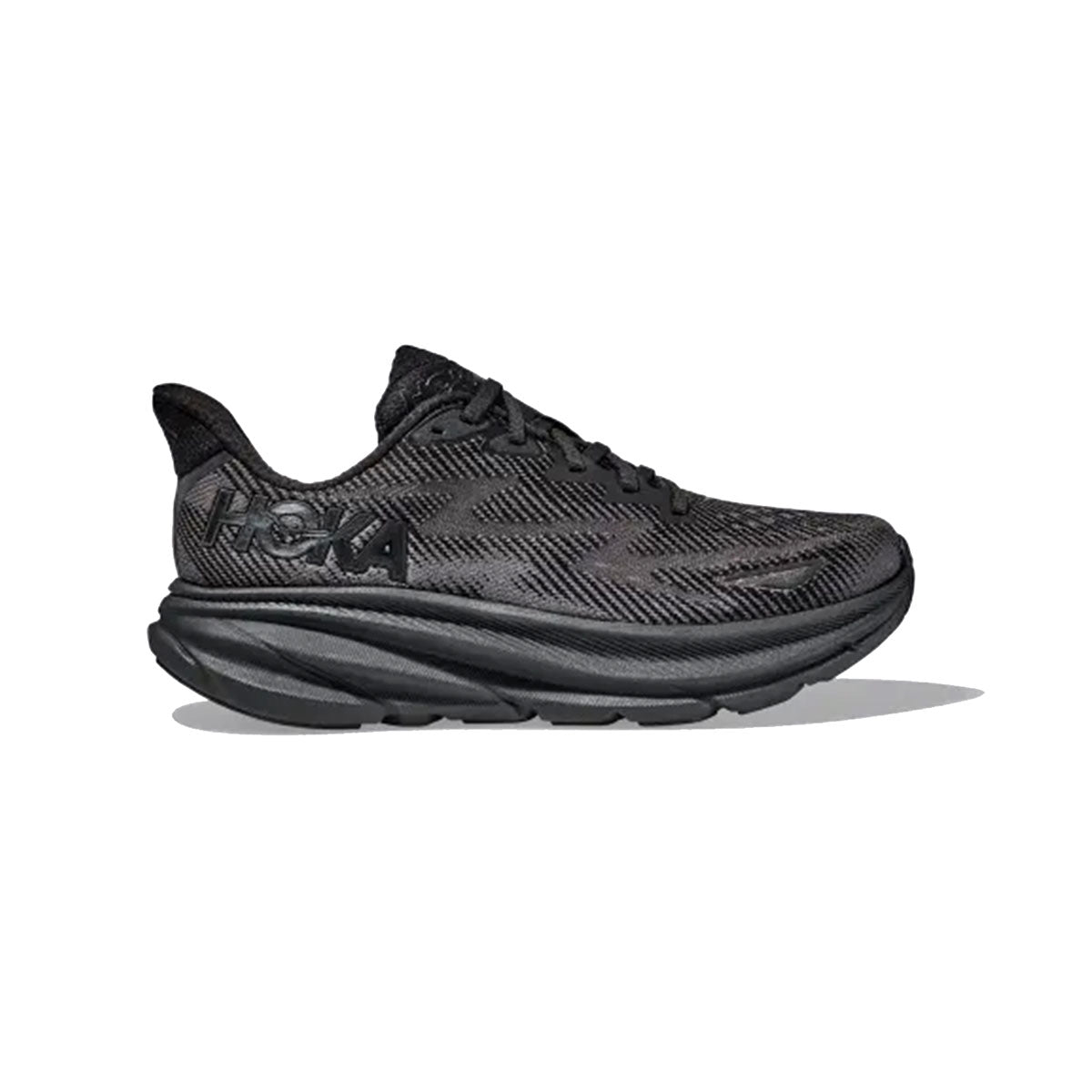 HOKA - MENS CLIFTON 9 BLACK/BLACK 【1127895-BBLC】