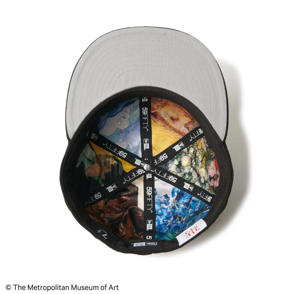 NEW ERA - 59FIFTY THE MET LINING ART BLACK【14457391】