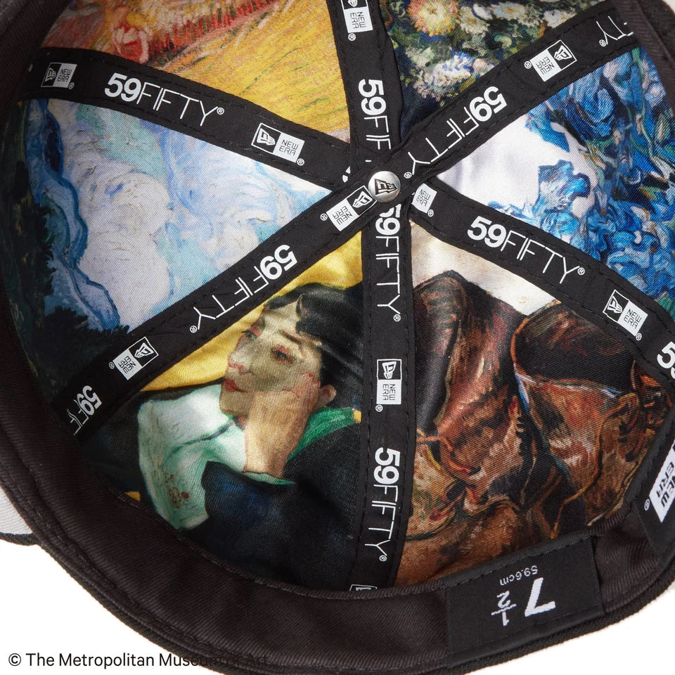 NEW ERA - 59FIFTY THE MET LINING ART BLACK【14457391】