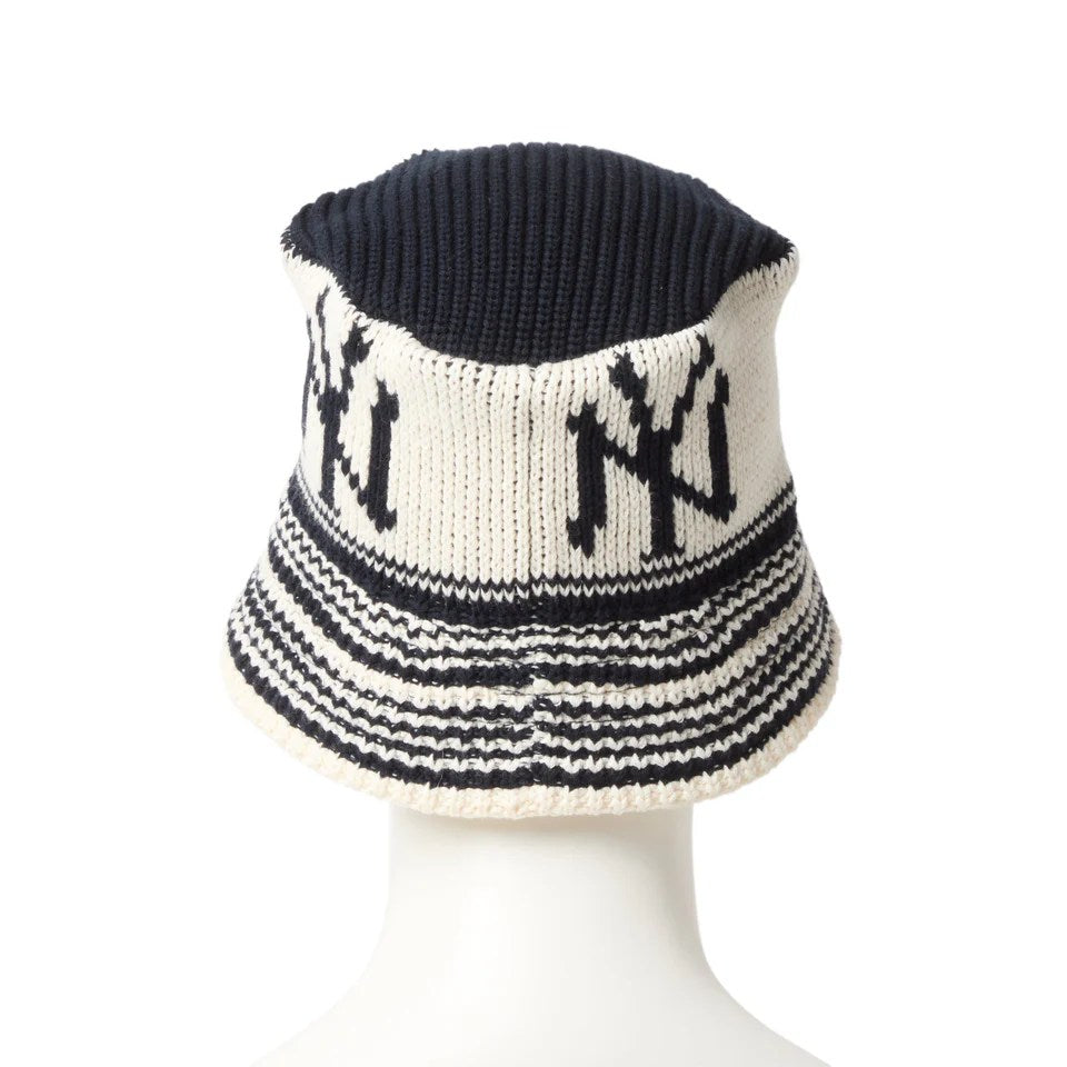 NEW ERA New York Yankees - KNIT BUCKET NAVY/CHROME 【14667668】