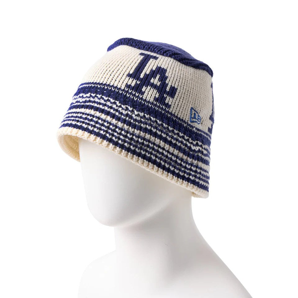 NEW ERA Los Angeles Dodgers - KNIT BUCKET INDIGO BLUE/CHROME 【14667669】