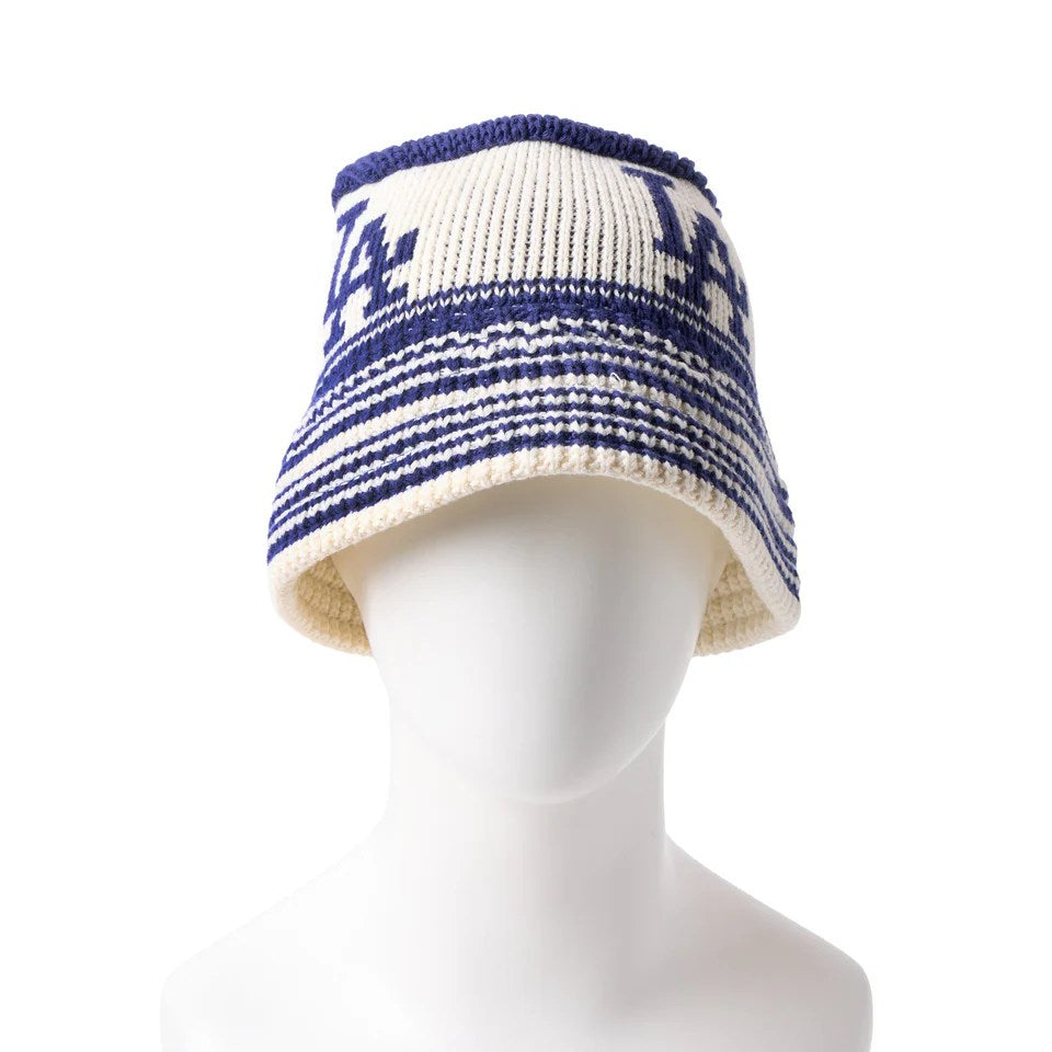 NEW ERA Los Angeles Dodgers - KNIT BUCKET INDIGO BLUE/CHROME 【14667669】