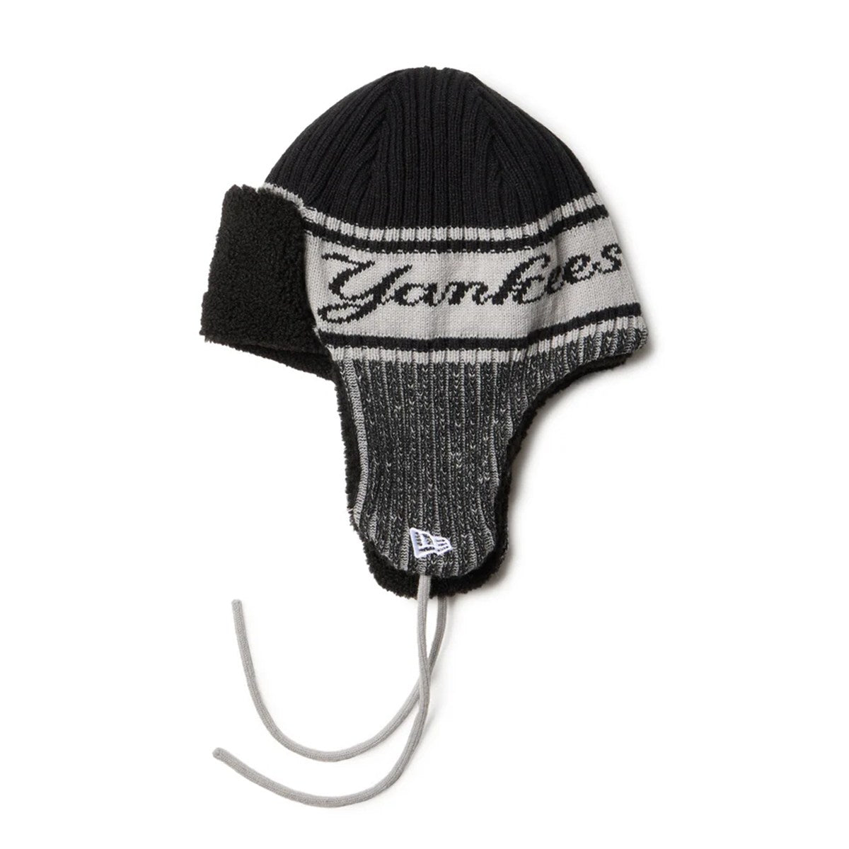 NEW ERA New York Yankees - KNIT TRAPPER BLACK 【14669984】