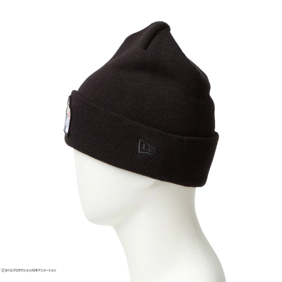 NEW ERA ちびまる子ちゃん - Basic Cuff Knit まる子 Box Logo BLACK 【14693310】