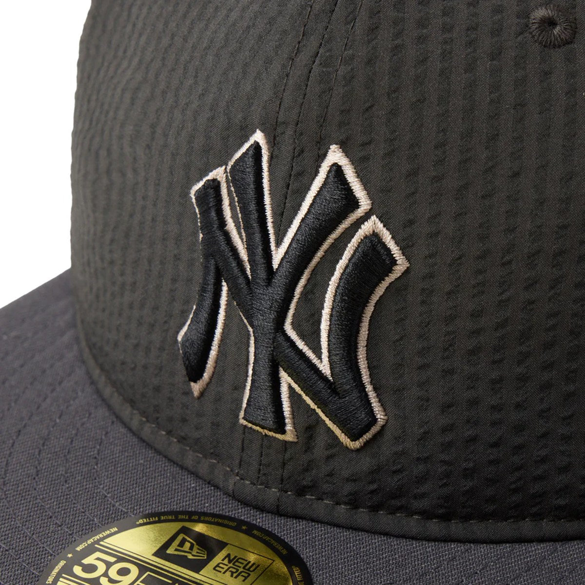 NEW ERA New York Yankees - 59FIFTY Soft Buckram MLB Seersucker GRAPHITE 【14745144】