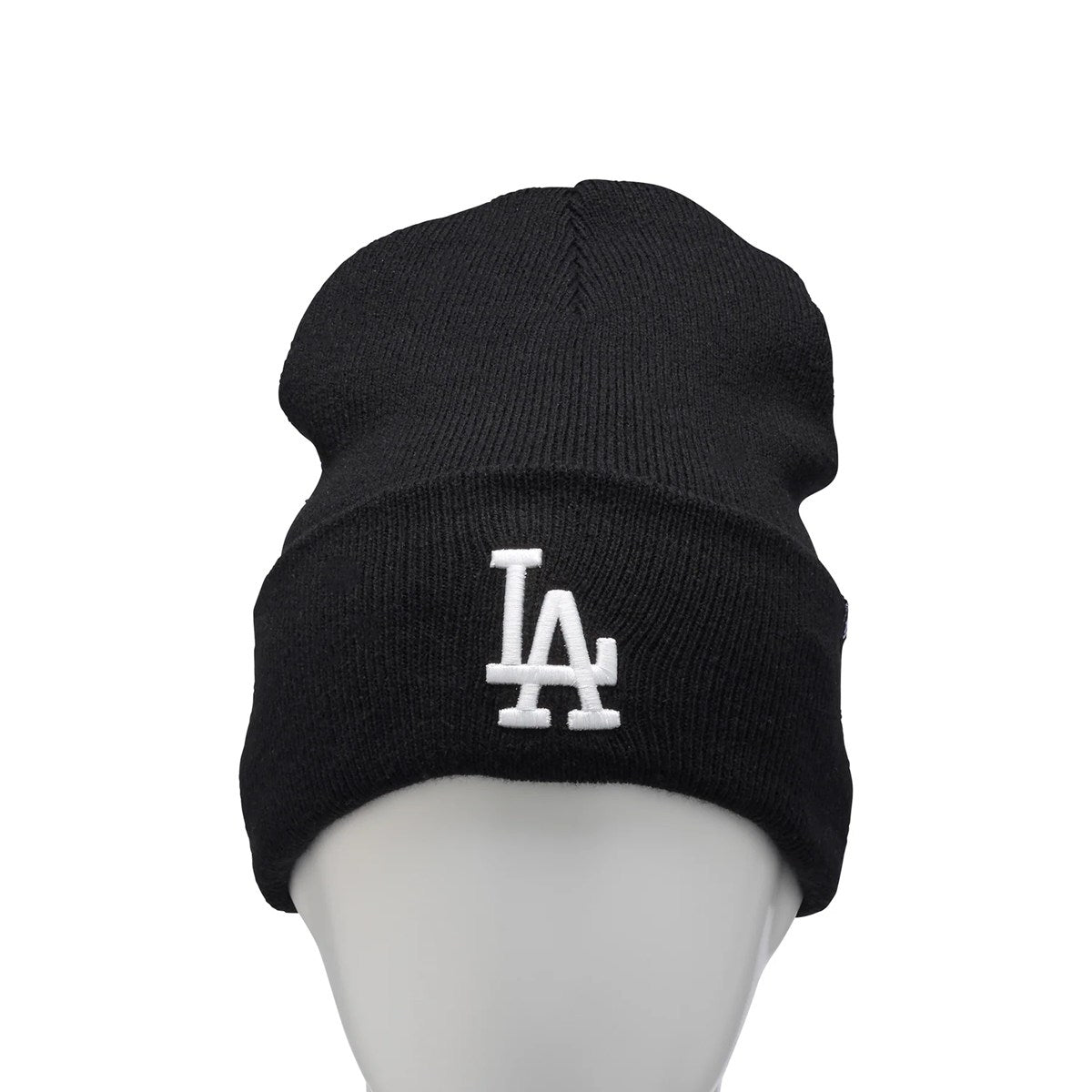 ’47 BRAND Los Angeles Dodgers - CUFF KNIT Haymaker BLACK【14858225 47A B-HYMKR12ACE-BKO】