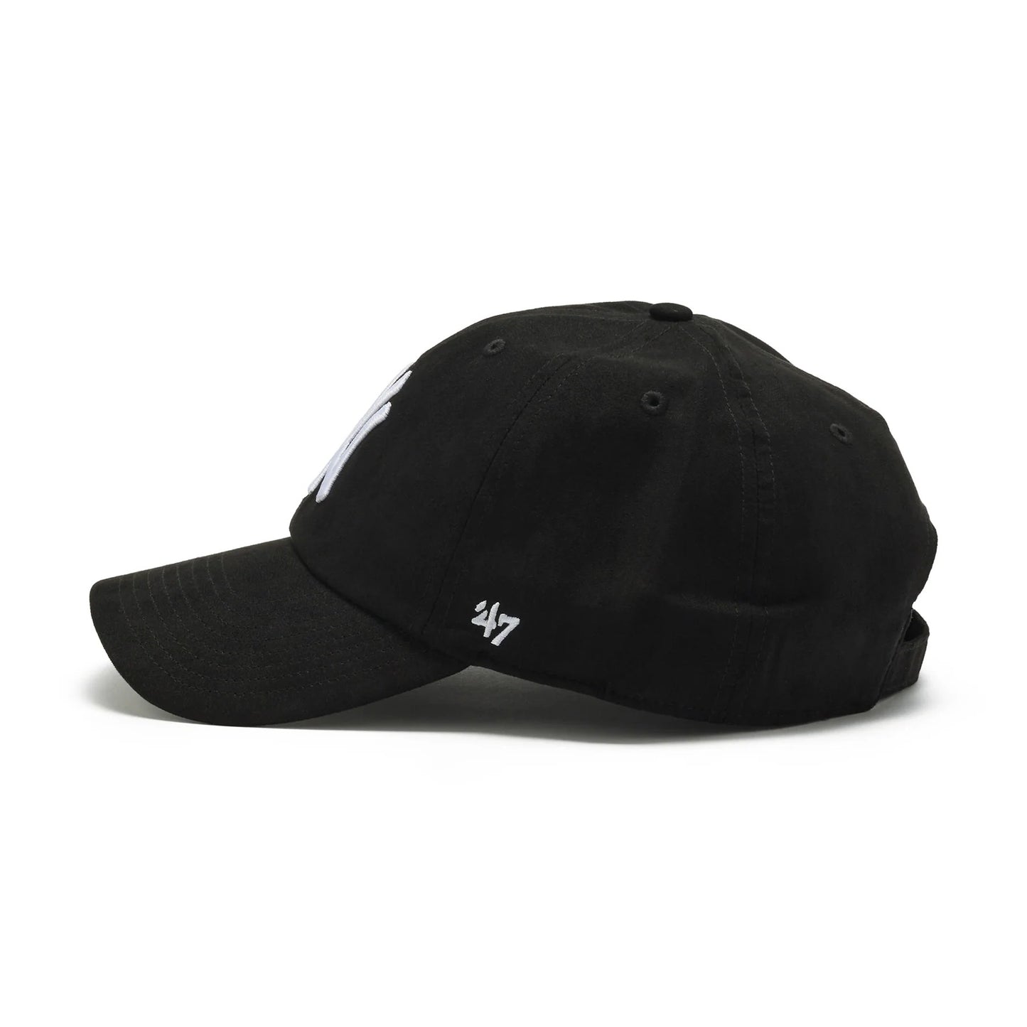 ’47 BRAND New York Yankees - CLEAN UP Ballpark Suede BLACK 【14858249 47A B-BPSDE17USS-BK】