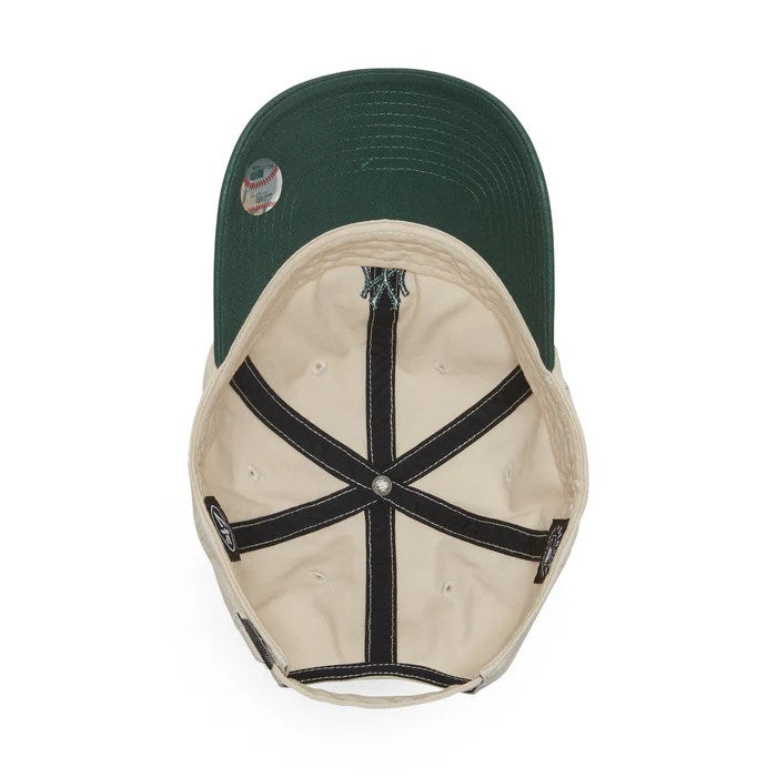 ’47 BRAND New York Yankees - BASE RUNNER TWO TONE NATURAL/DARK FREEN 【14858277 47A B-BSRTT17GWS-NTF】