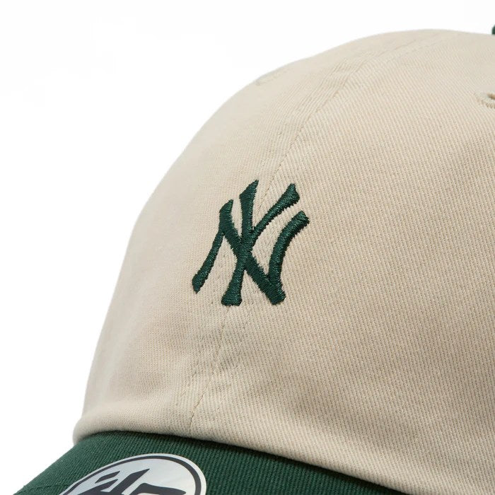’47 BRAND New York Yankees - BASE RUNNER TWO TONE NATURAL/DARK FREEN 【14858277 47A B-BSRTT17GWS-NTF】