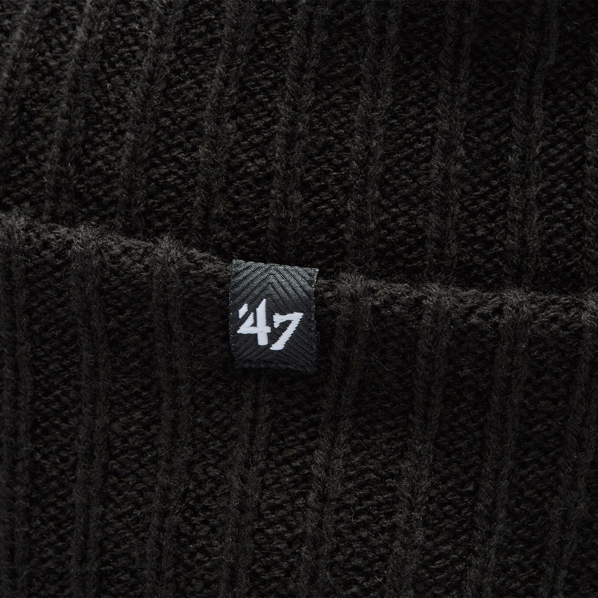 ’47 BRAND Los Angeles Dodgers - CUFF KNIT Harbor BLACK/BLUE【14858285 47A B-HRBRC12ACE-BK】