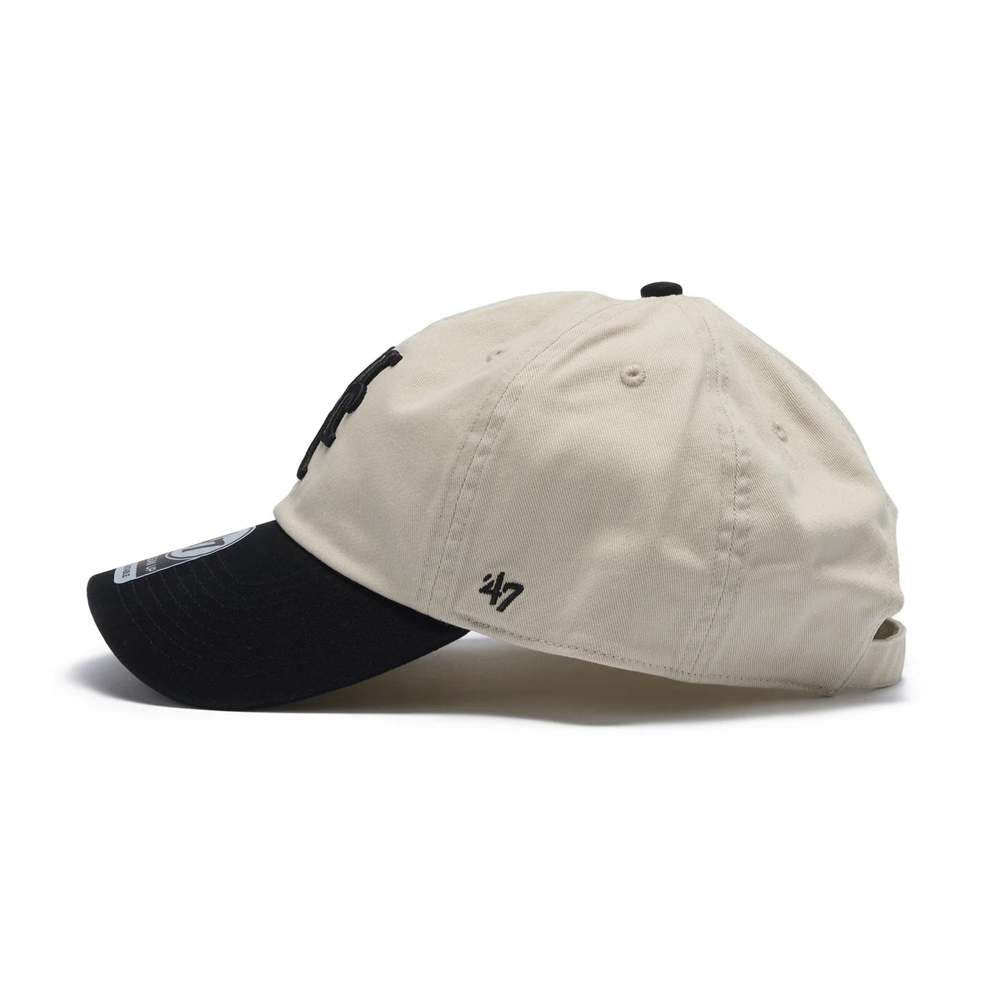 ’47 BRAND New York Mets - CLEAN UP Cooperstown BONE/BLACK 【14858291 47A BCPTN-NLTRG16GWS-BNA62】