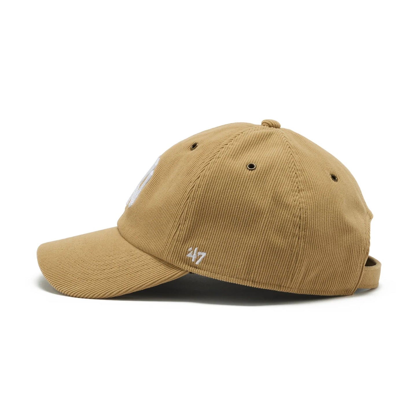 ’47 BRAND New York Yankees - CLEAN UP Thin Cord KHAKI 【14858297 47A B-TCDCU17IWS-KH】