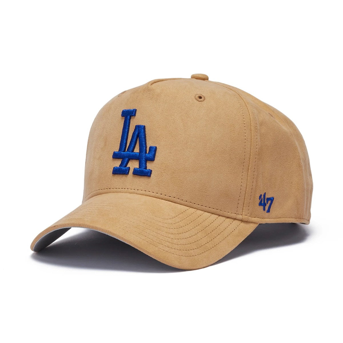 ’47 BRAND Los Angeles Dodgers - MVP 1Ultra Suede KHAKI 【4858314 47A B-USMDT12USS-KH】