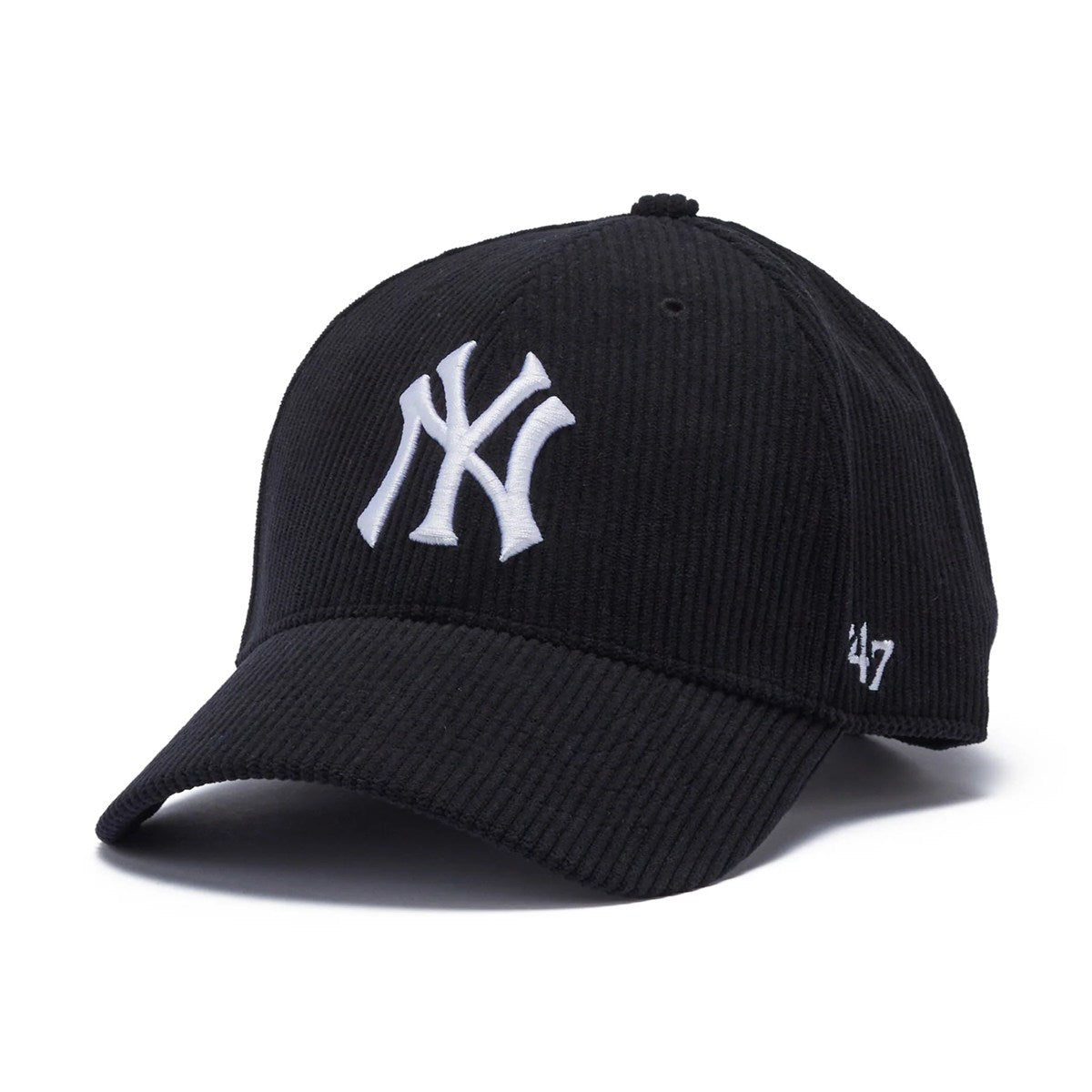 ’47 BRAND New York Yankees - MVP Thick Cord BLACK【14858318 47A B-THCKM17EWS-BK】