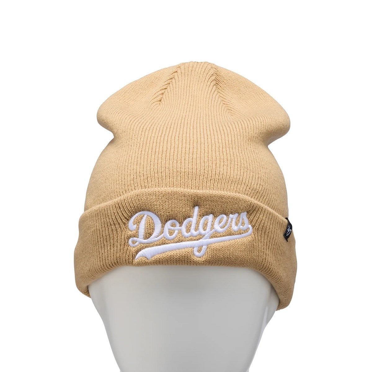 ’47 BRAND Los Angeles Dodgers - CUFF KNIT Script KHAKI【14858320 47A B-SCPKN12ACE-KH】