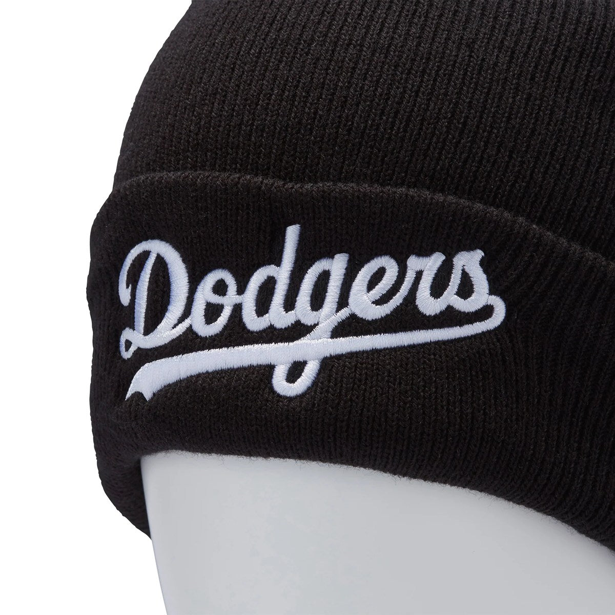 ’47 BRAND Los Angeles Dodgers - CUFF KNIT Script BLACK 【14858321 47A B-SCPKN12ACE-BK】